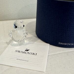 Authentic Little Cute Duck Swarovski Crystal Figurine (No Box)